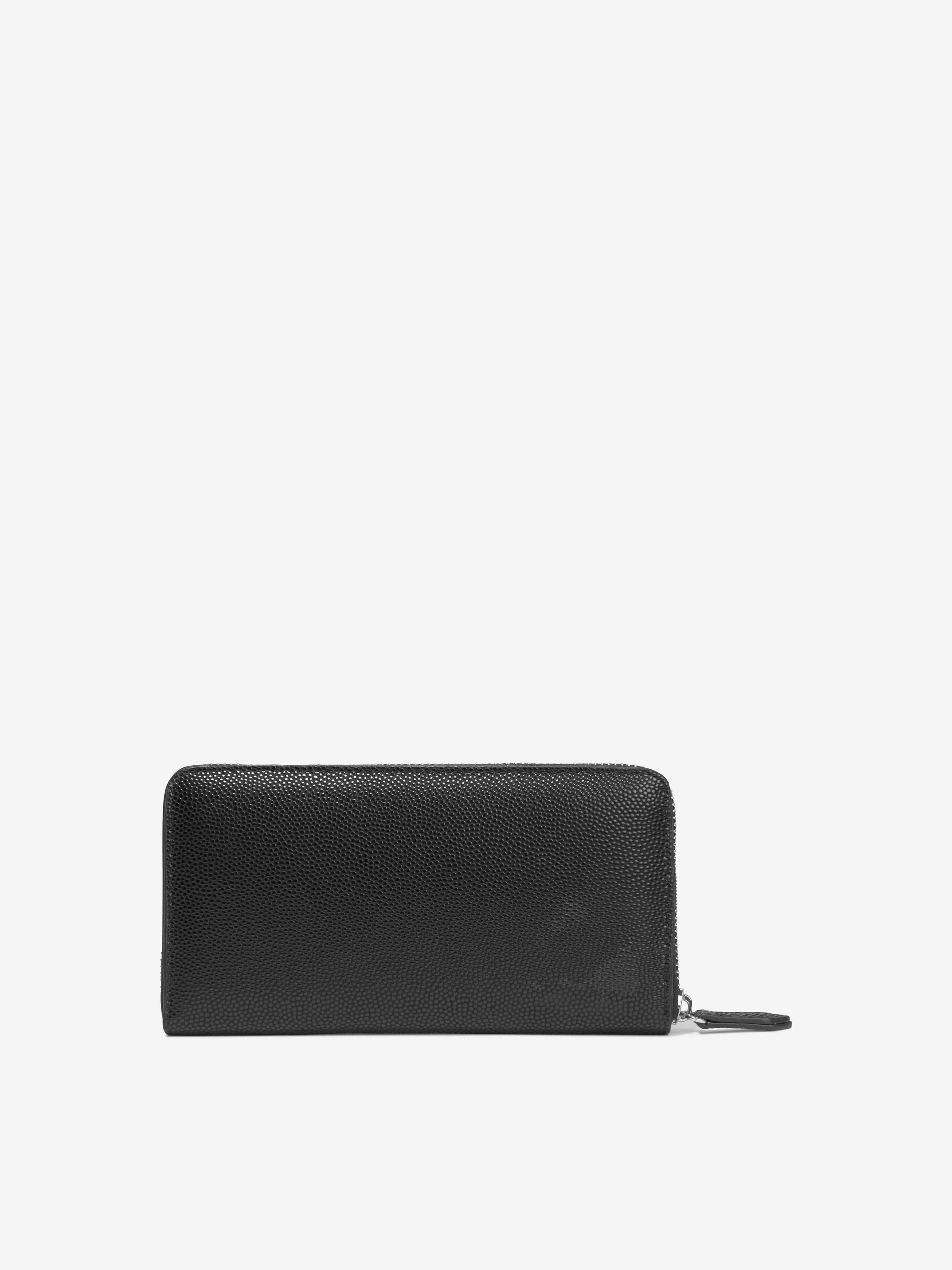 Valentino Girls Divina Zip Around Wallet in Black