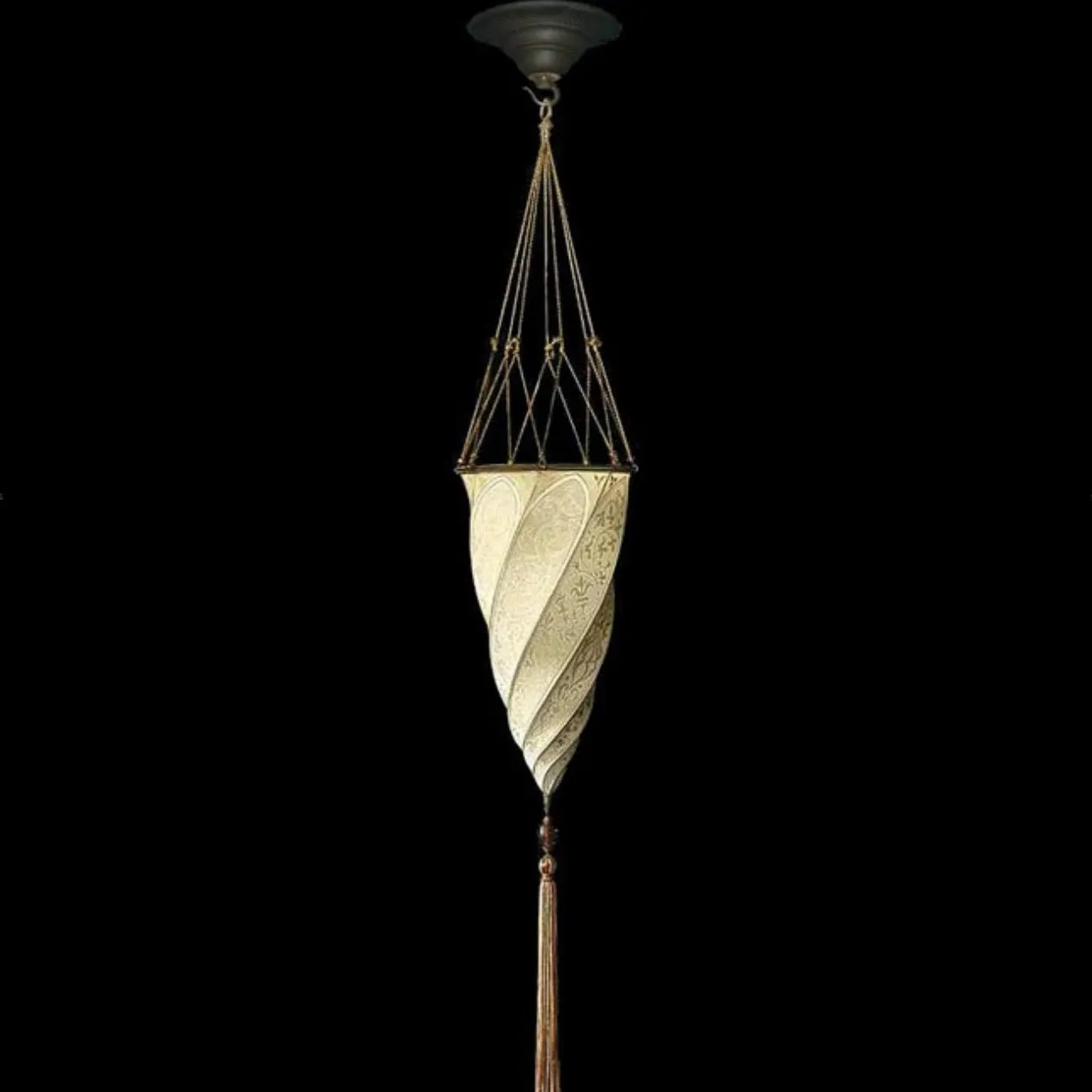 Venetia Studium | Cesendello Silk Pendant By Mariano Fortuny