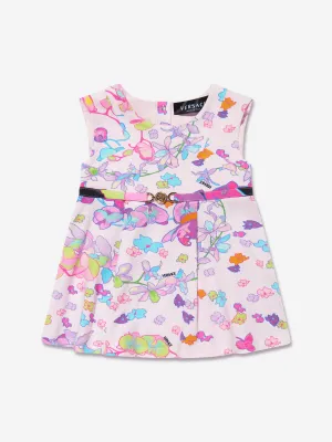 Versace Baby Girls Sleeveless Orchid Dress in Pink