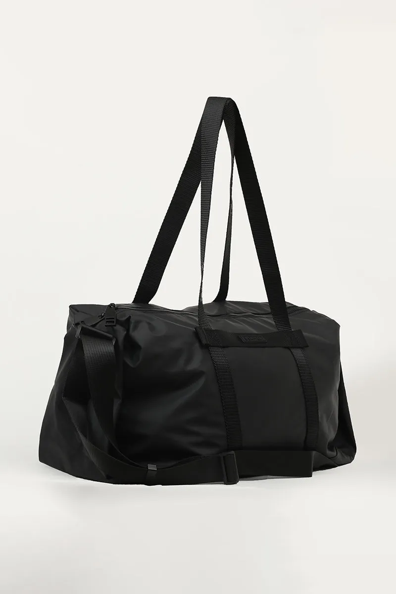 VoyageVault Black Duffle Bag