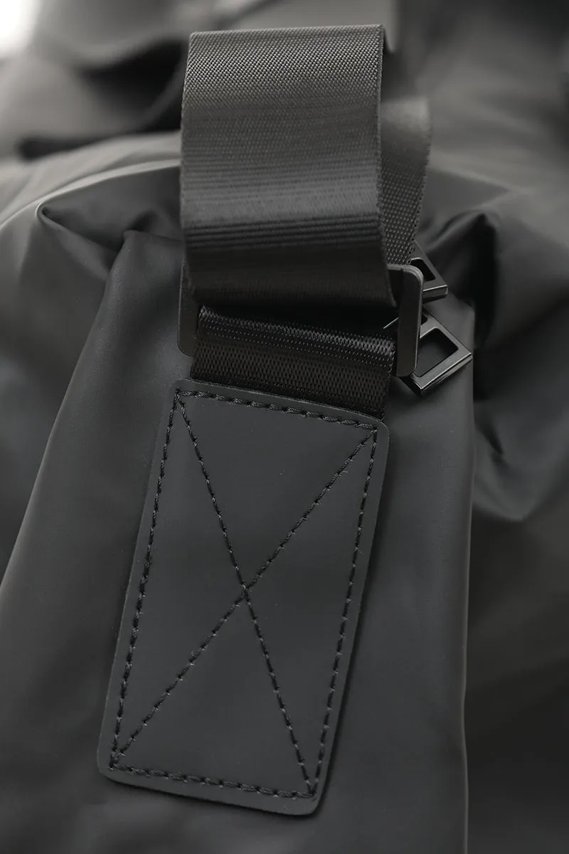 VoyageVault Black Duffle Bag