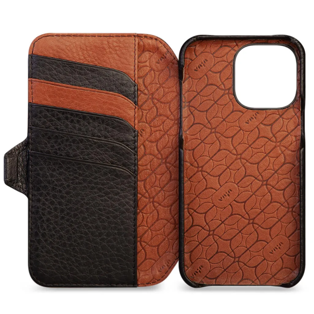 Wallet iPhone 14 Pro Max leather case