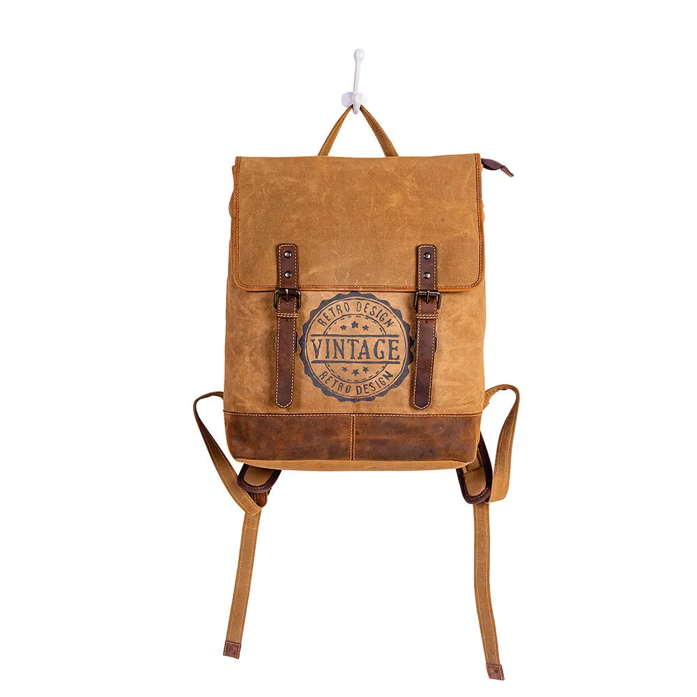 Water Stop Vintage Backpack Bag