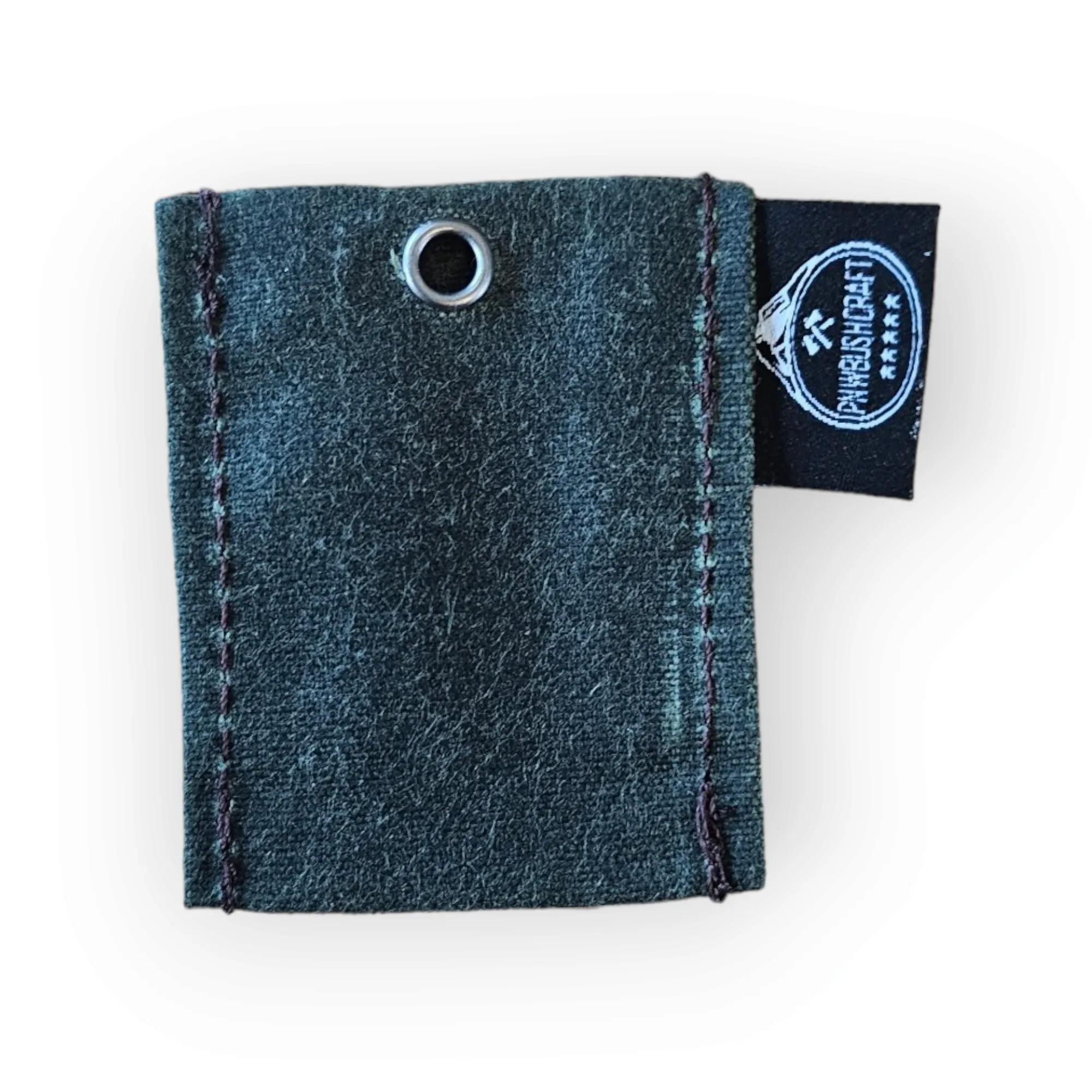 Waxed Canvas Mini EDC Pouch : Small Keychain Pouch for Micro Tool Tins, and Dog Tag Tools