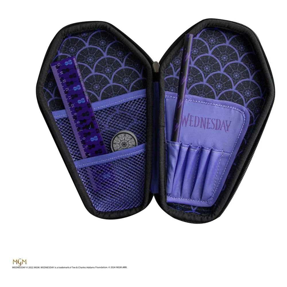 Wednesday 5-Piece Stationery Set Coffin