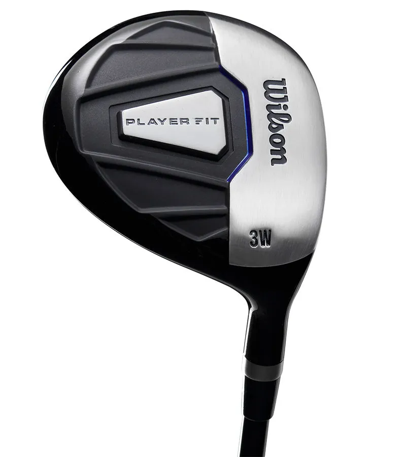 Wilson Mens PlayerFit Complete Set  Graphite - Cart Bag