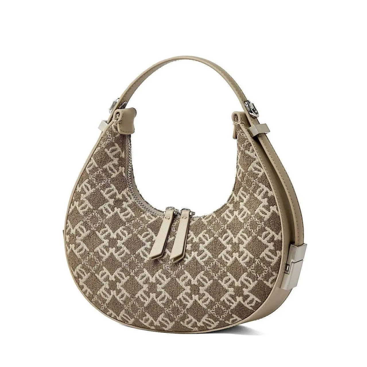 Woolen Crescent Canvas Bag