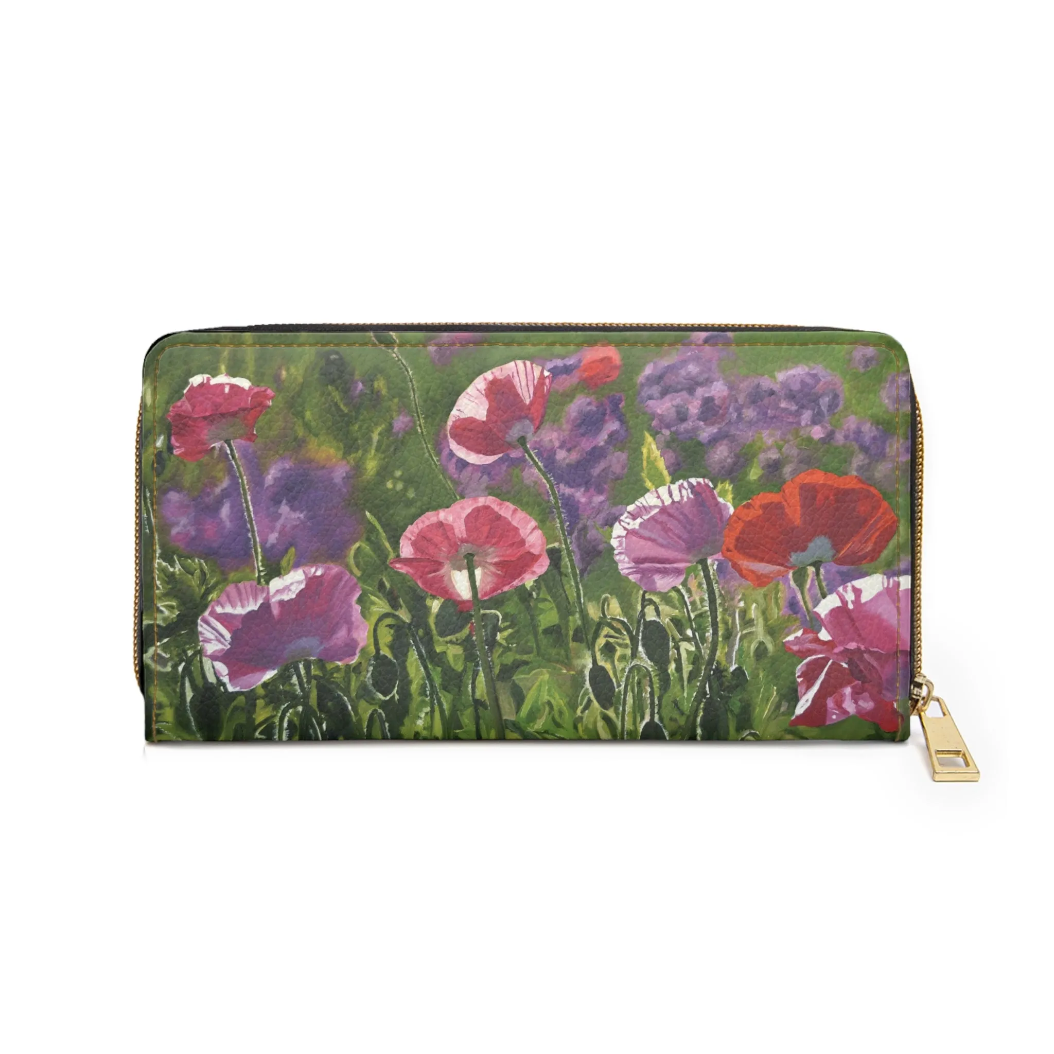 Zipper Wallet - Andy's "Poppy Party" Painting